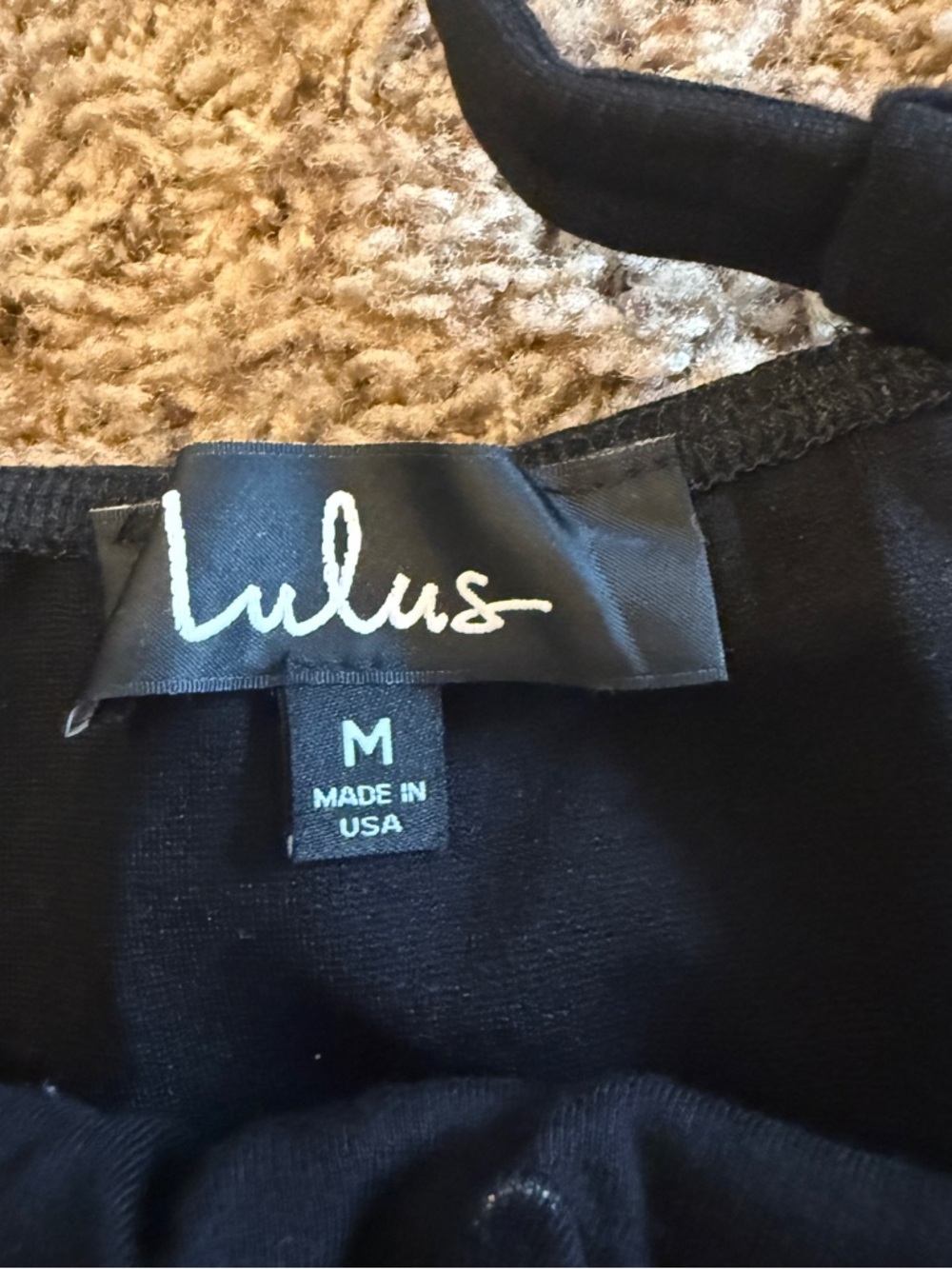 Lulu's Black V-Neck Bodysuit - Picture 4 of 5